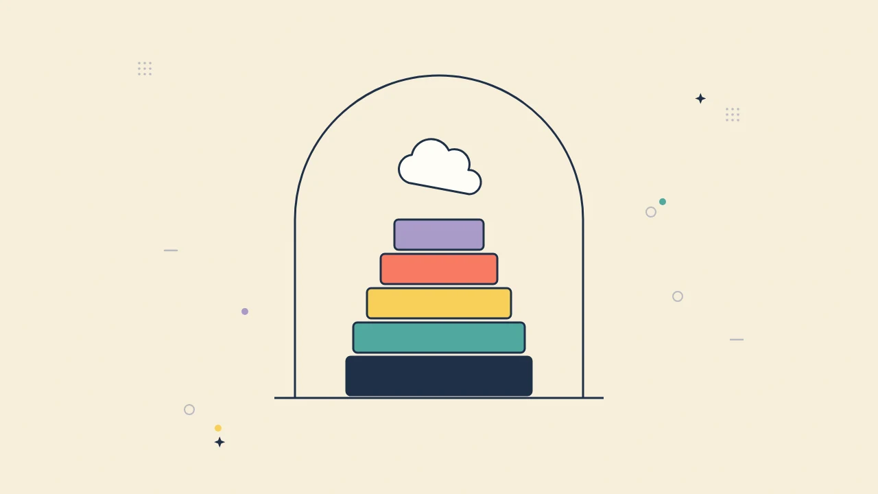 Illustration of technology stack
