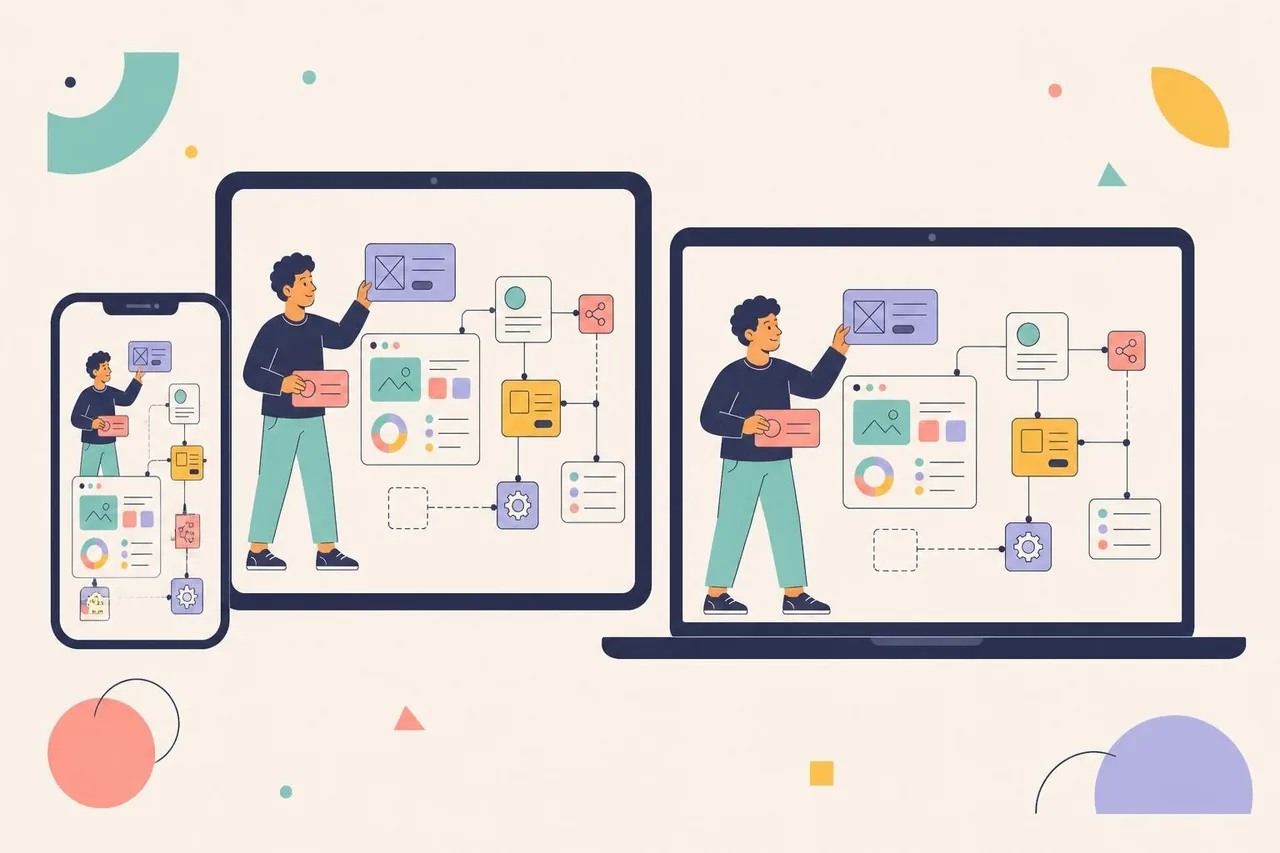 Looks right on every screen illustration