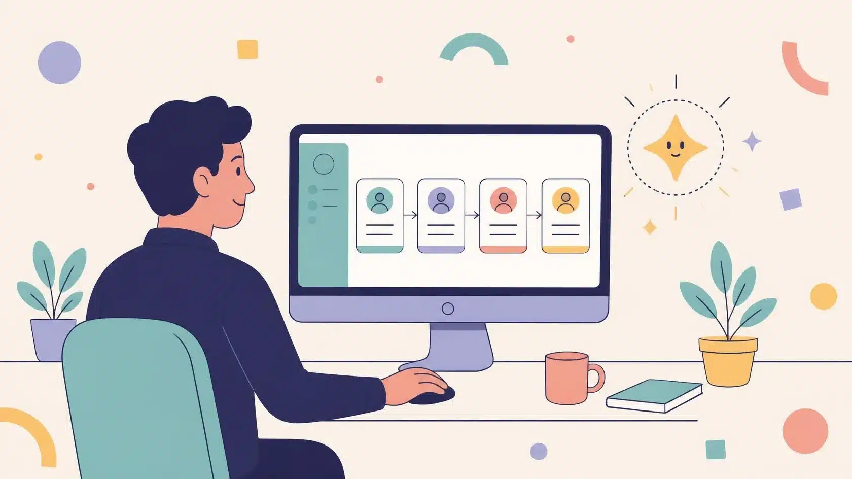 More enquiries, less admin illustration